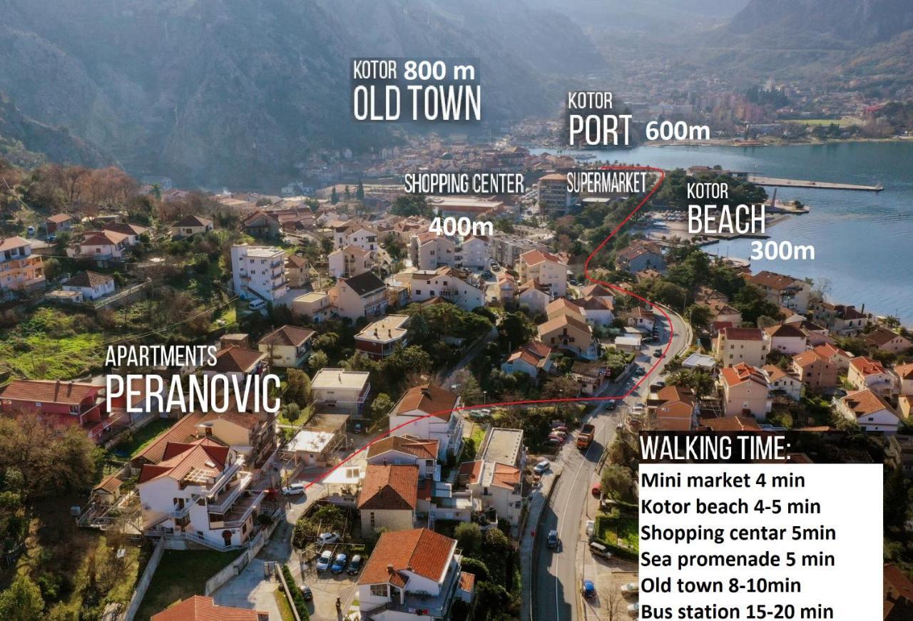 Apartments Peranovic Kotor Eksteriør bilde